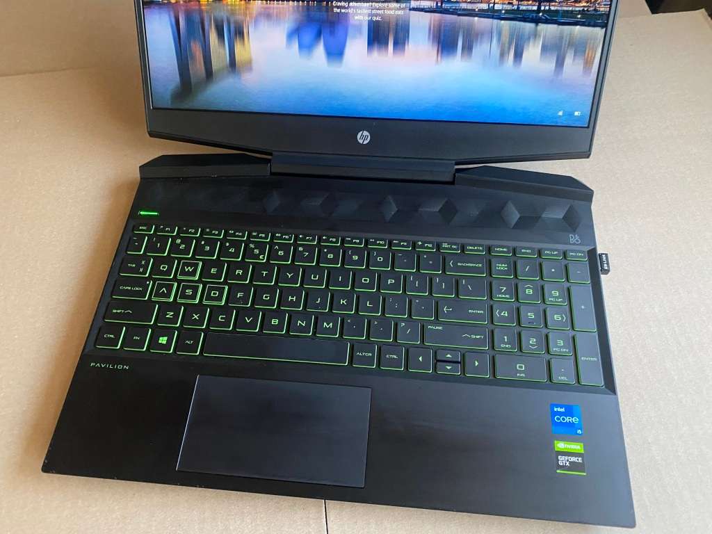 NVIDIA GEFORCE GTX 1650 HP Pavilion Gaming 15-dk2000 Laptop i5-11300H* 16GB RAM*256 GB SSD + 1TB HDD